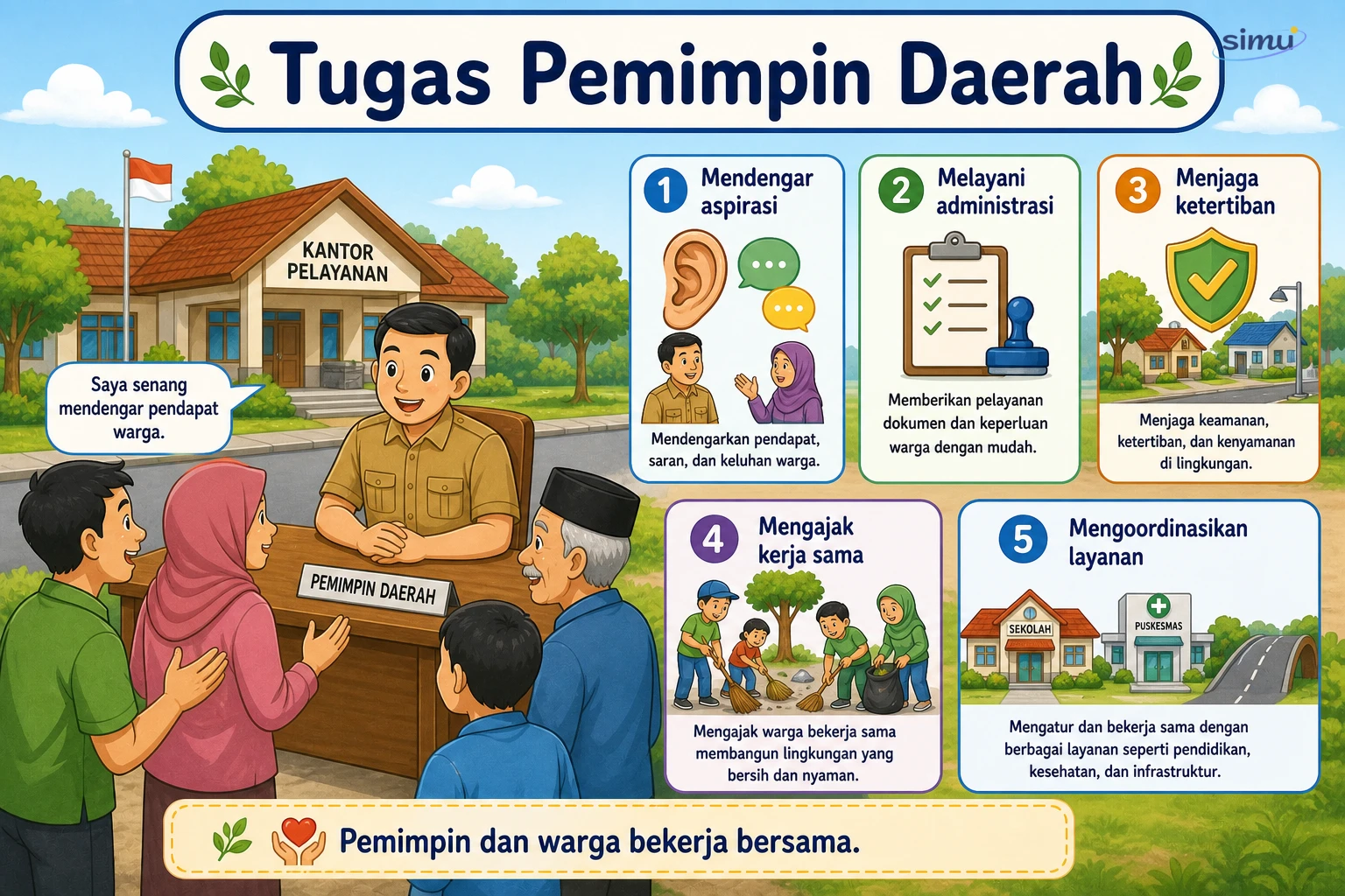 Tugas pemimpin daerah