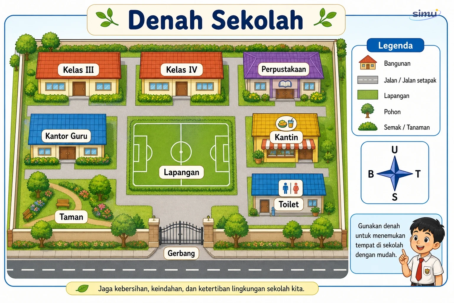 Denah sekolah