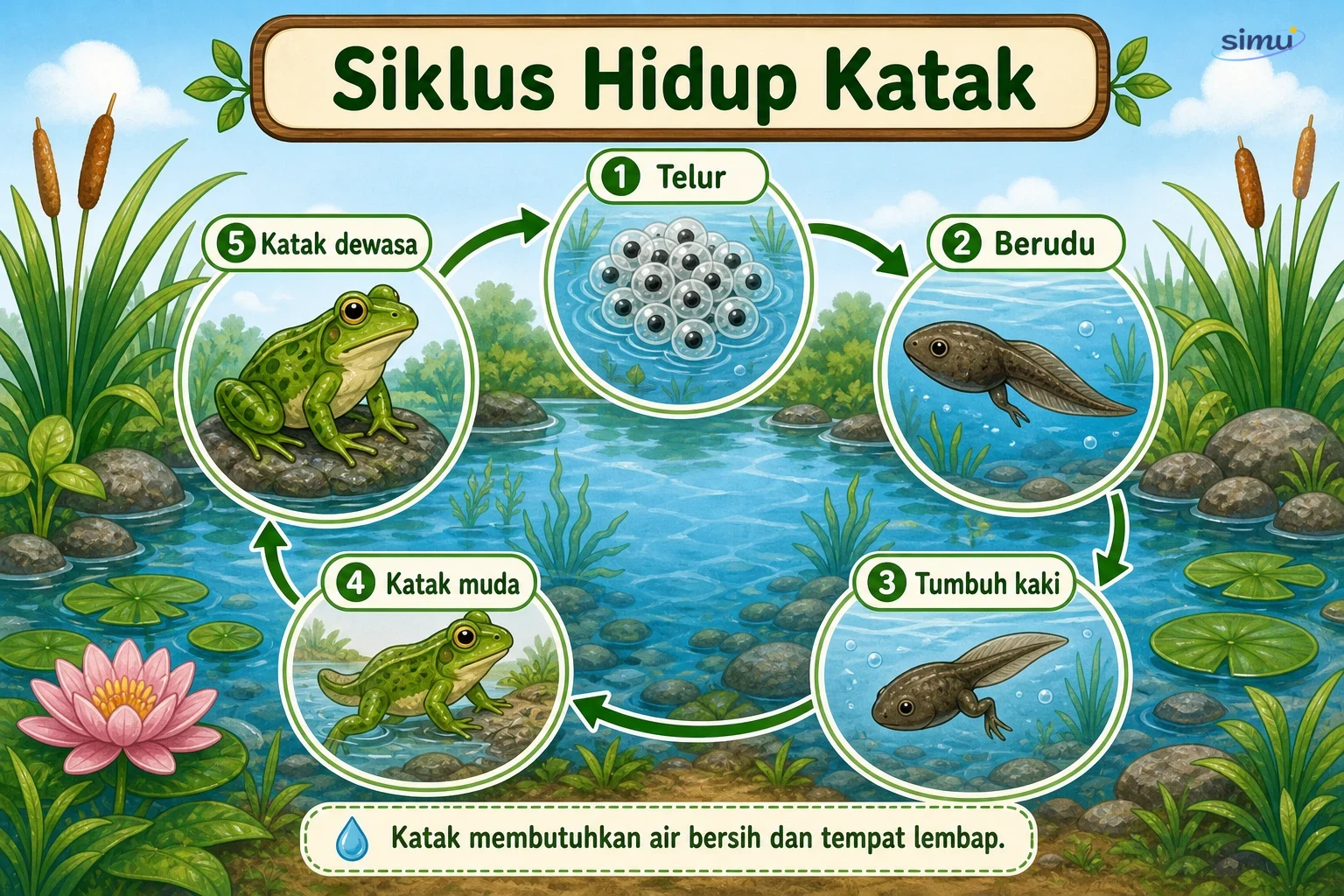 Siklus hidup katak