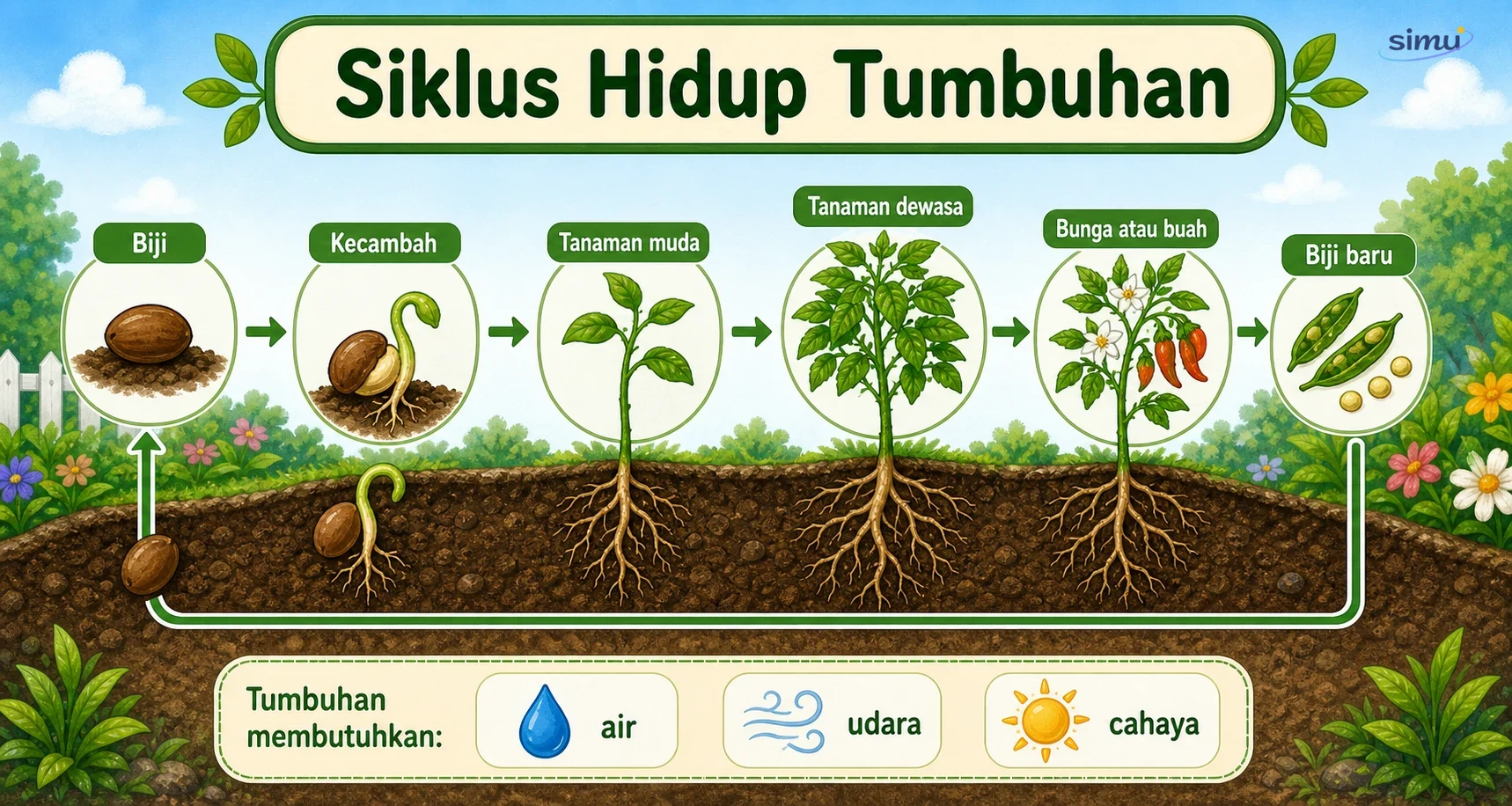 Siklus hidup tumbuhan