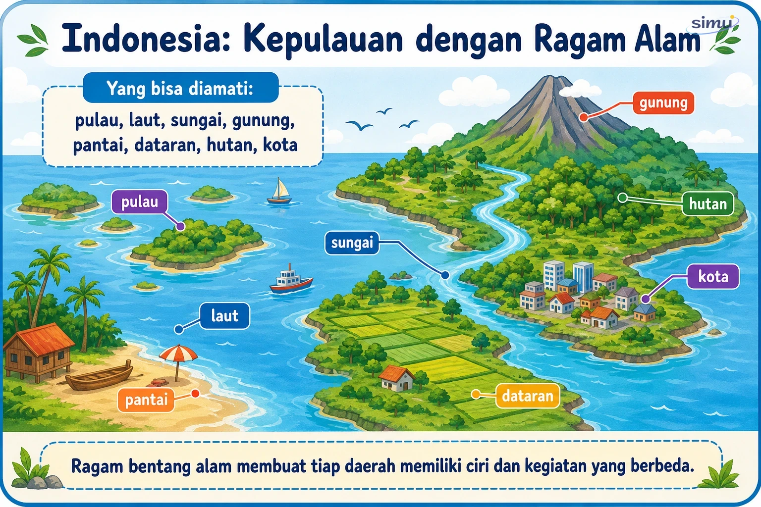 Bentang alam Indonesia