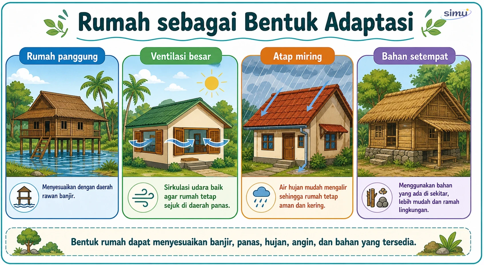 Rumah adaptasi bentang alam