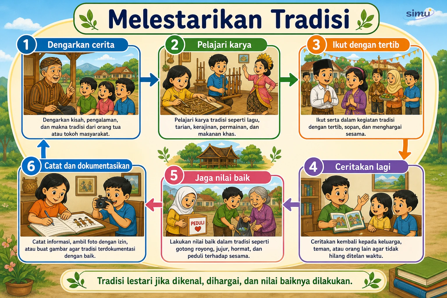 Melestarikan tradisi