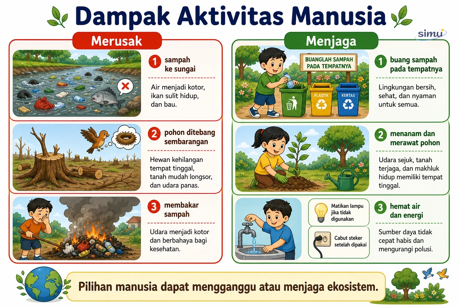 Dampak aktivitas manusia