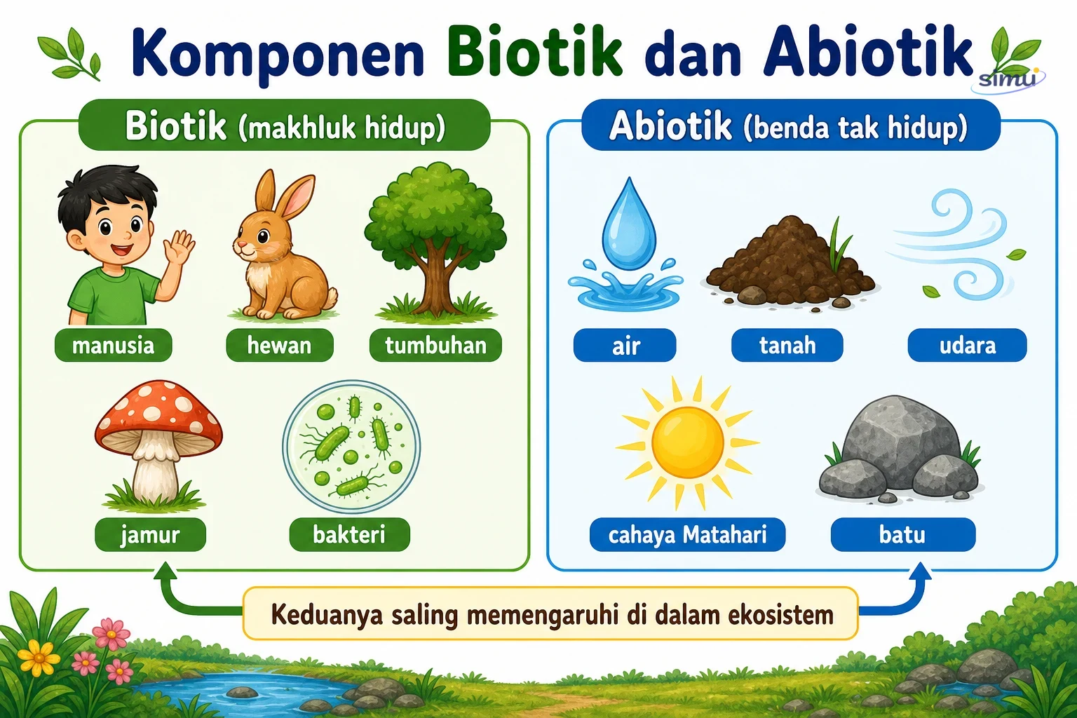 Komponen biotik dan abiotik