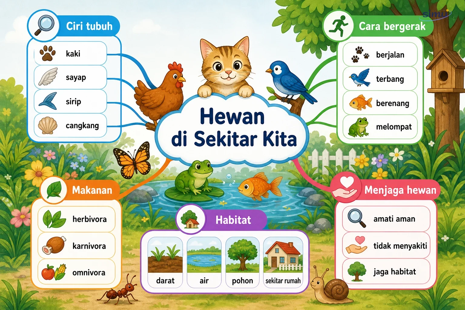 Peta konsep hewan sekitar