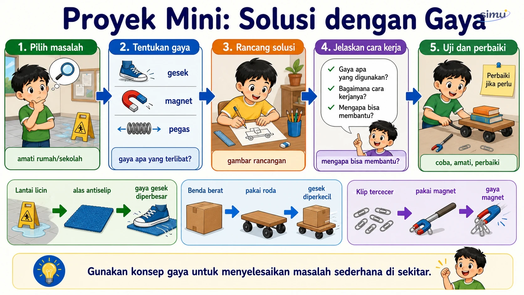 Proyek solusi gaya