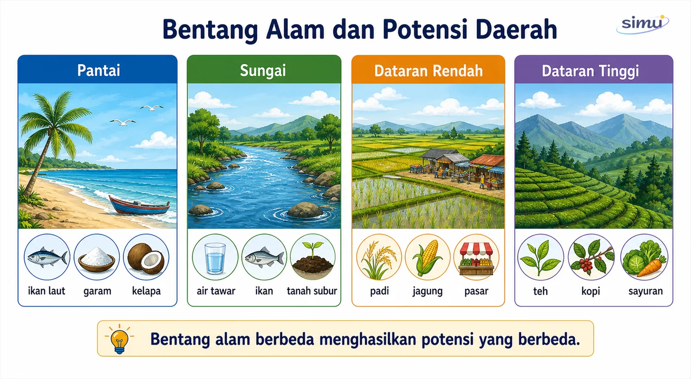 Bentang alam dan sumber daya