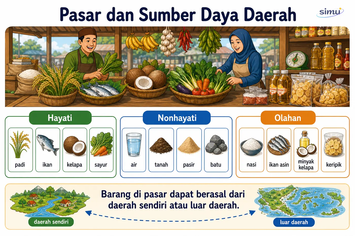 Pasar sumber daya daerah