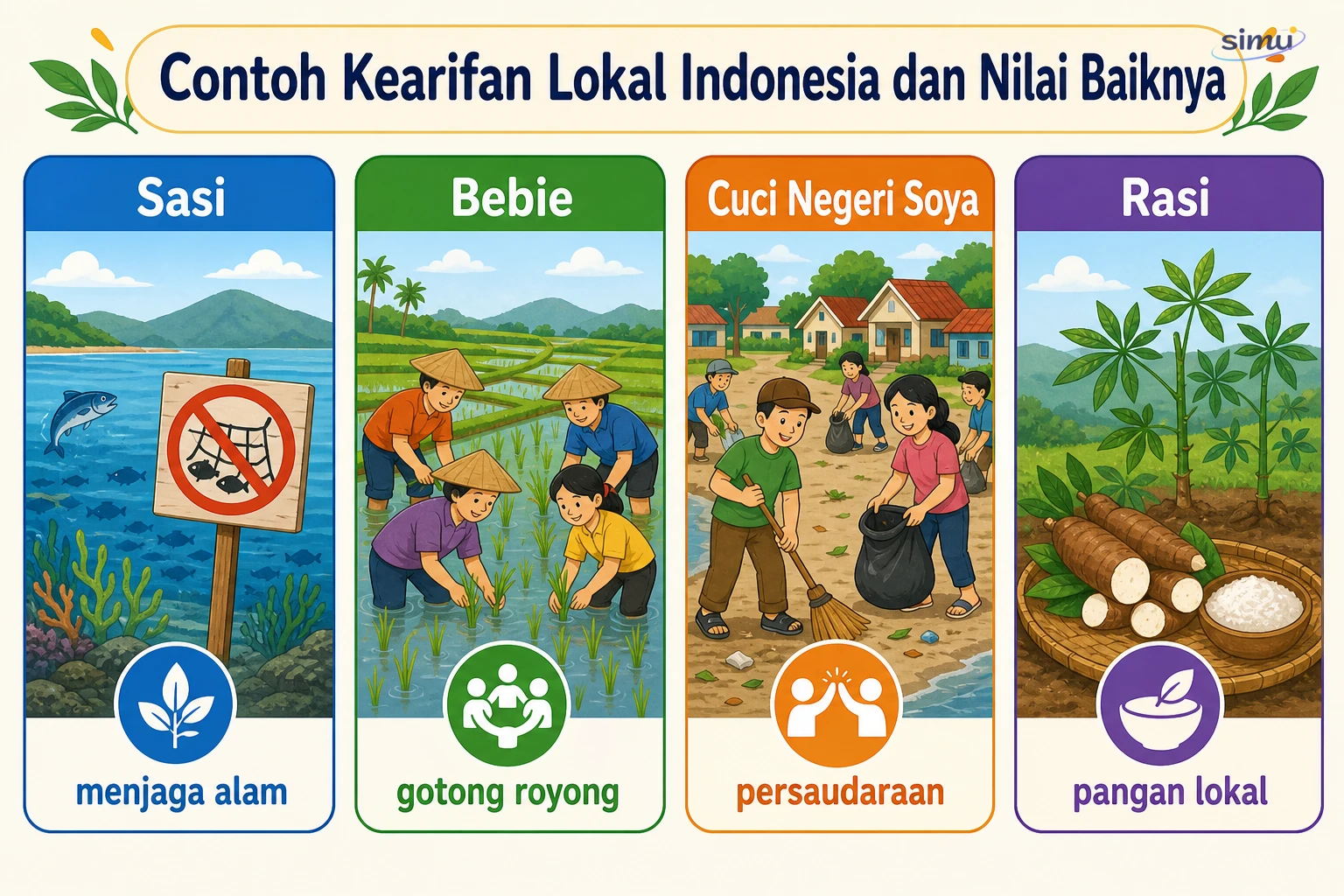 Contoh kearifan lokal Indonesia