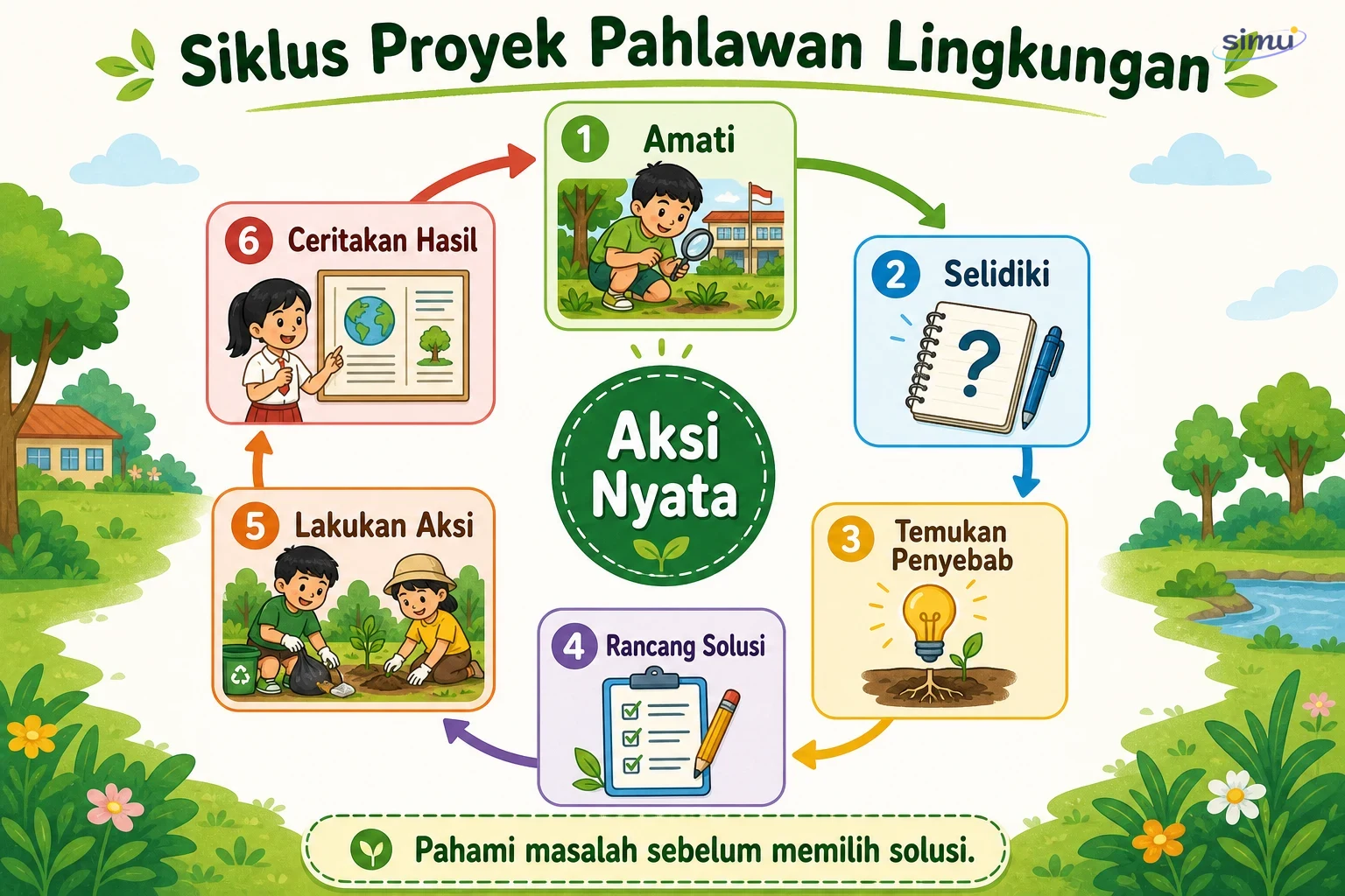 Siklus proyek lingkungan