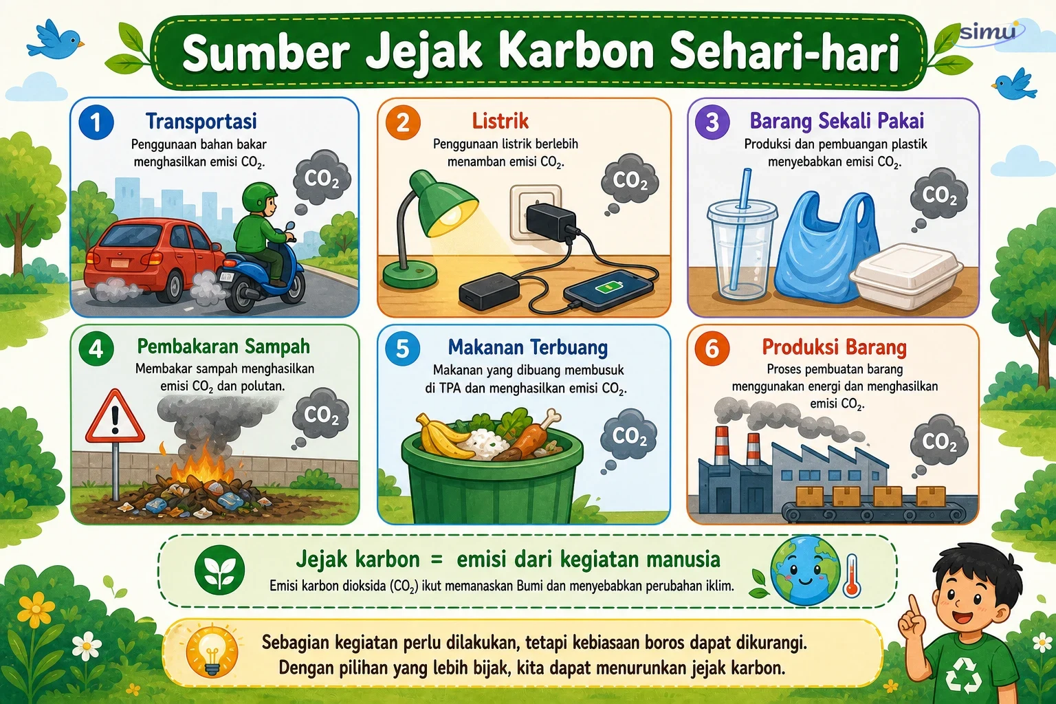 Sumber jejak karbon