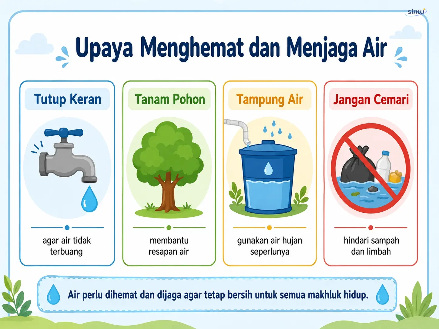 Upaya menghemat air