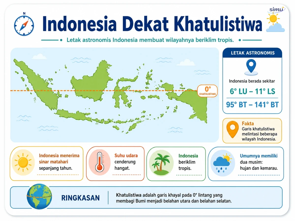 Iklim tropis di wilayah khatulistiwa