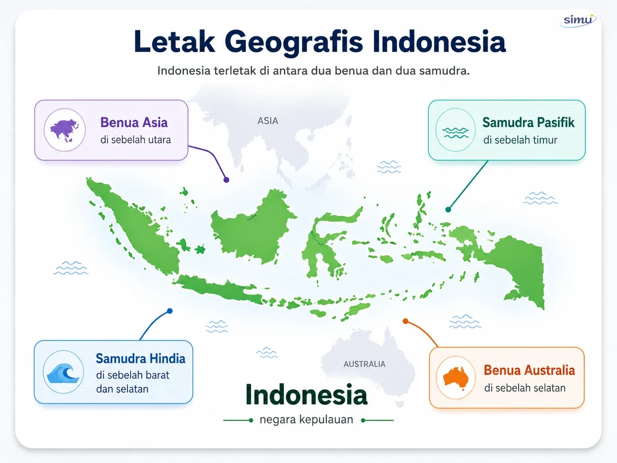 Letak geografis Indonesia