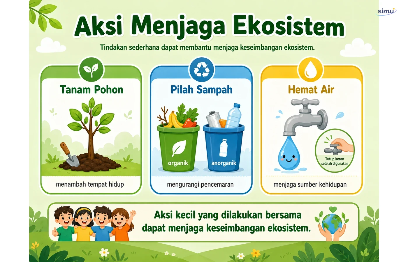 Aksi menjaga ekosistem