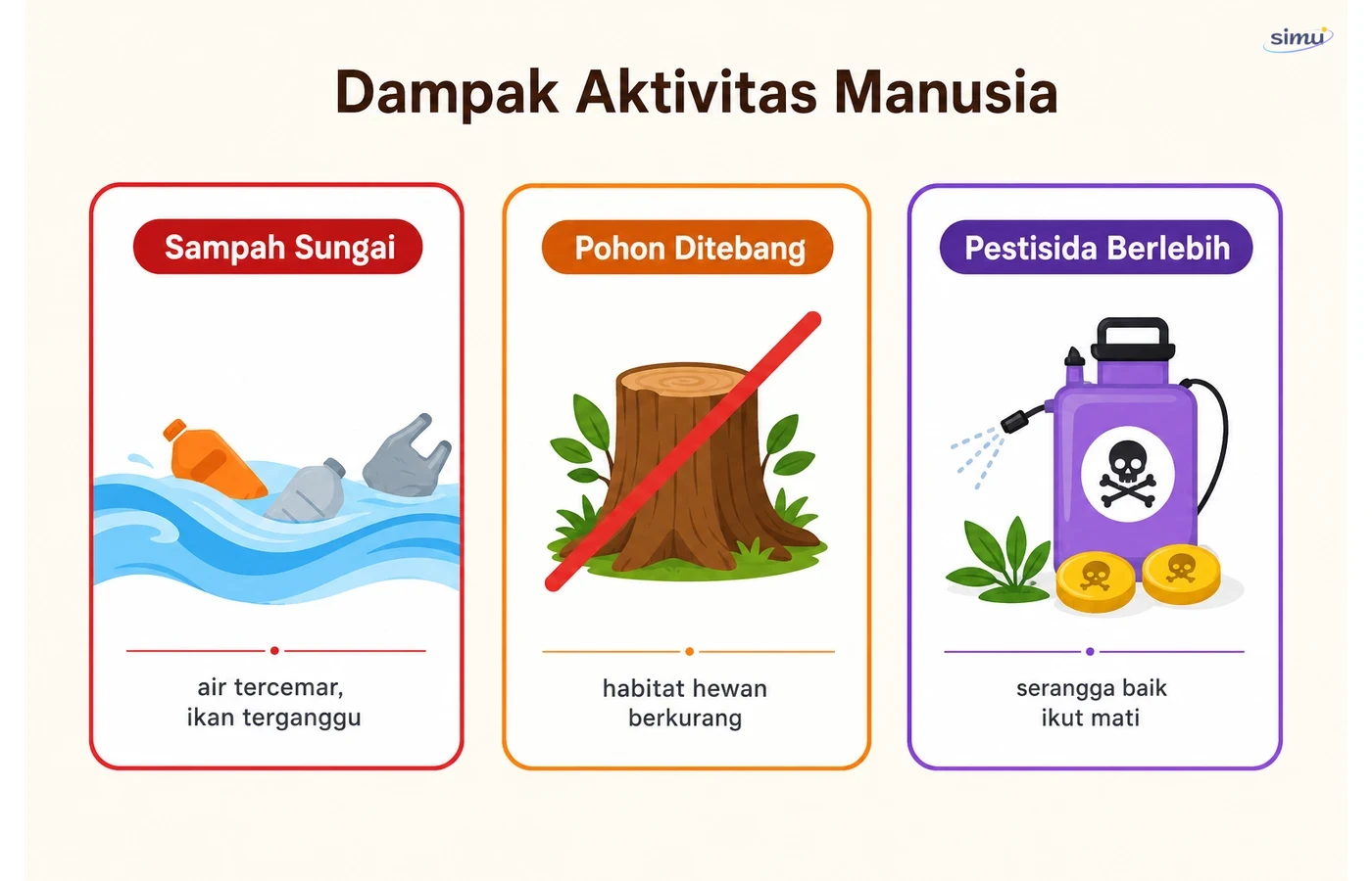 Dampak aktivitas manusia