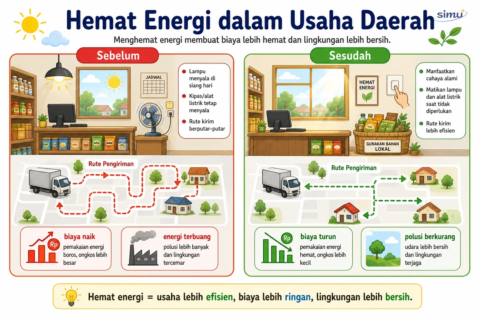 Hemat energi usaha daerah