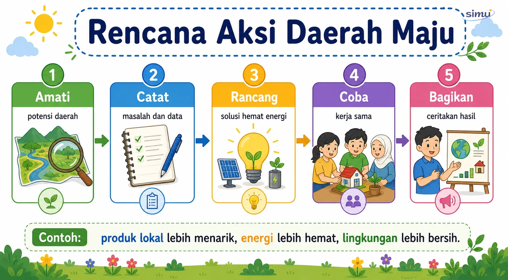 Rencana aksi daerah maju