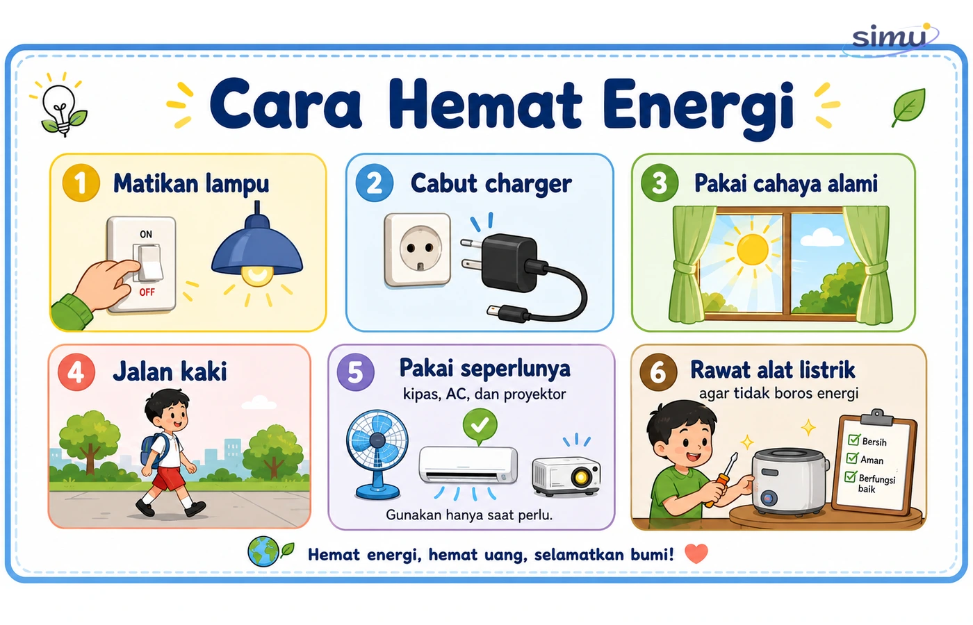 Cara hemat energi