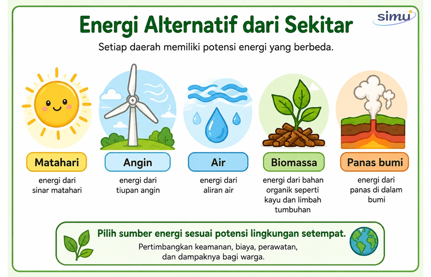 Energi alternatif sekitar