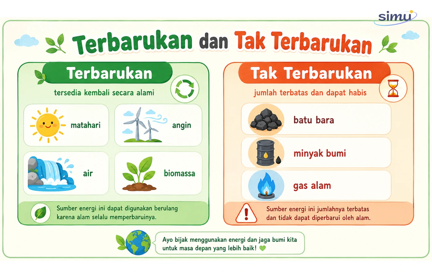 Perbandingan sumber energi