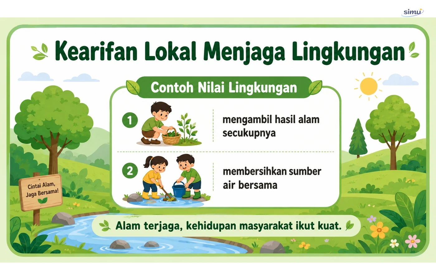 Kearifan lokal menjaga lingkungan