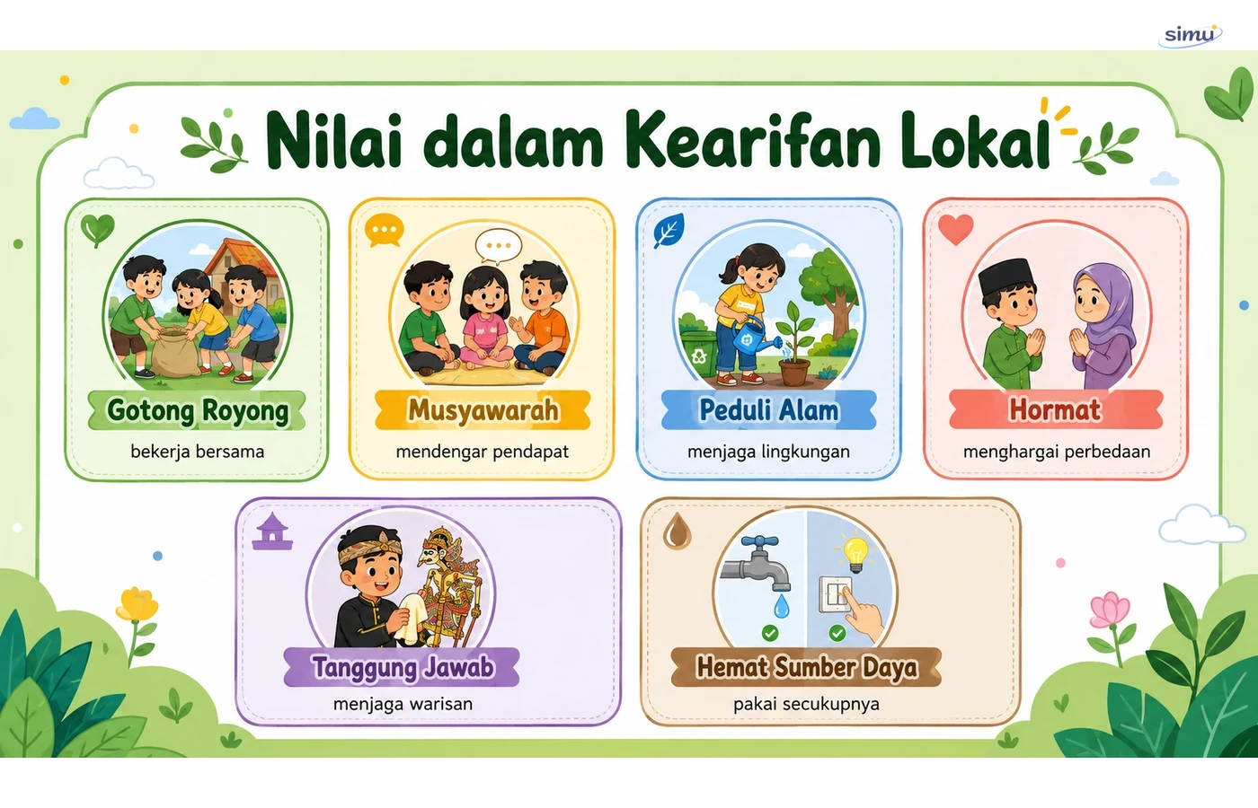 Nilai dalam kearifan lokal