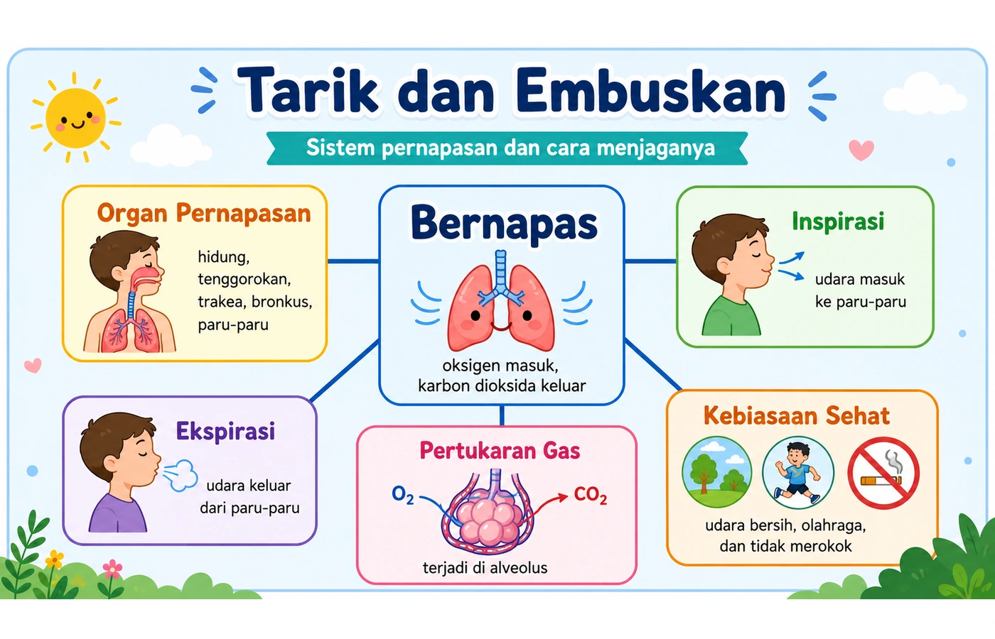 Peta konsep Tarik dan Embuskan