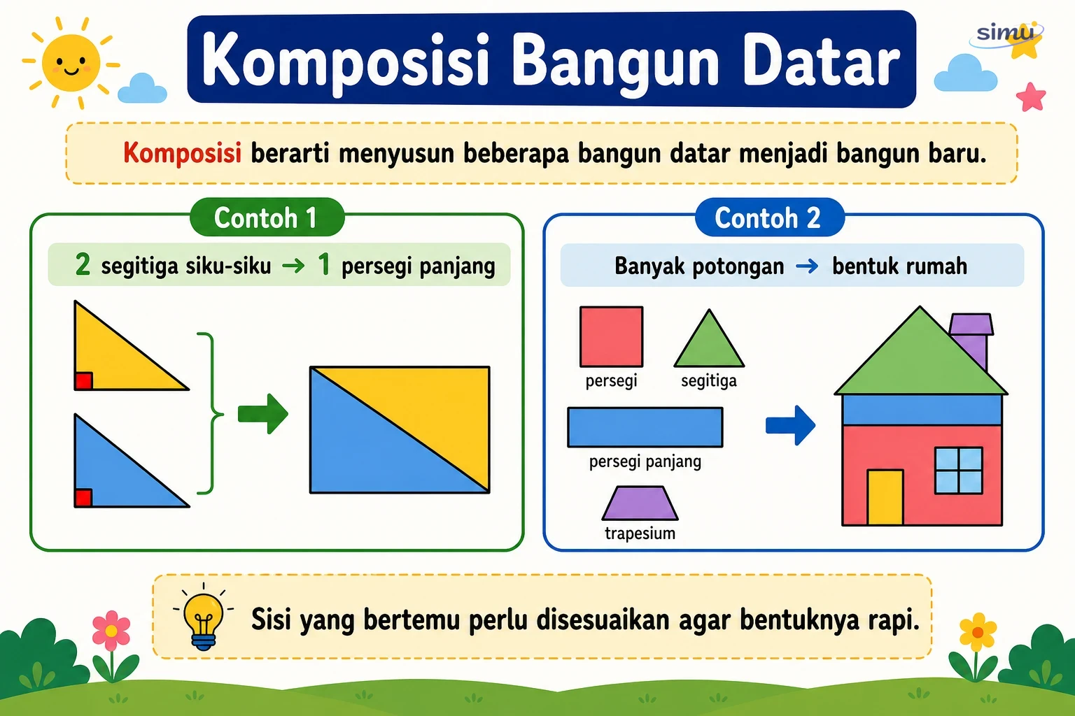 Komposisi bangun datar