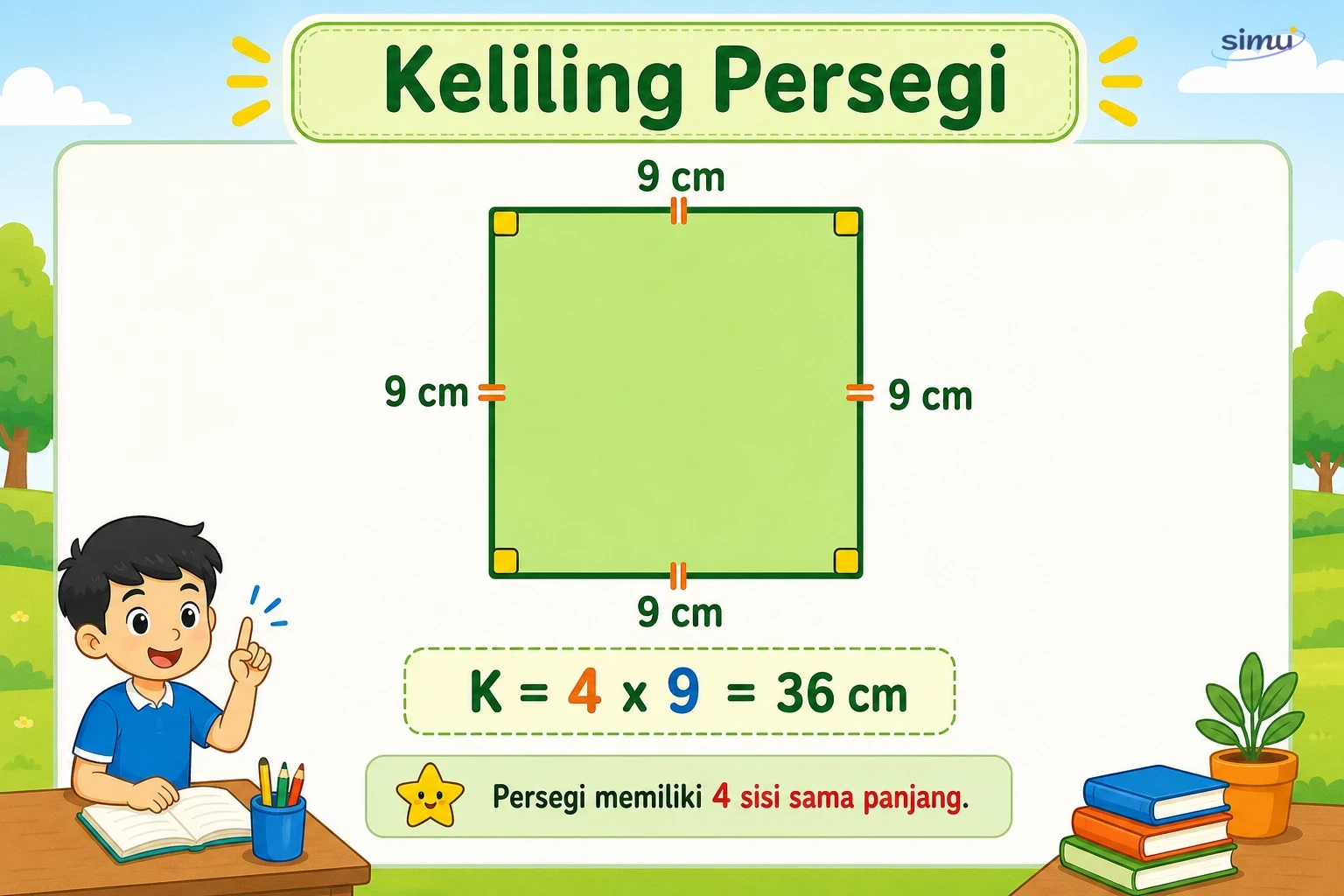 Keliling persegi