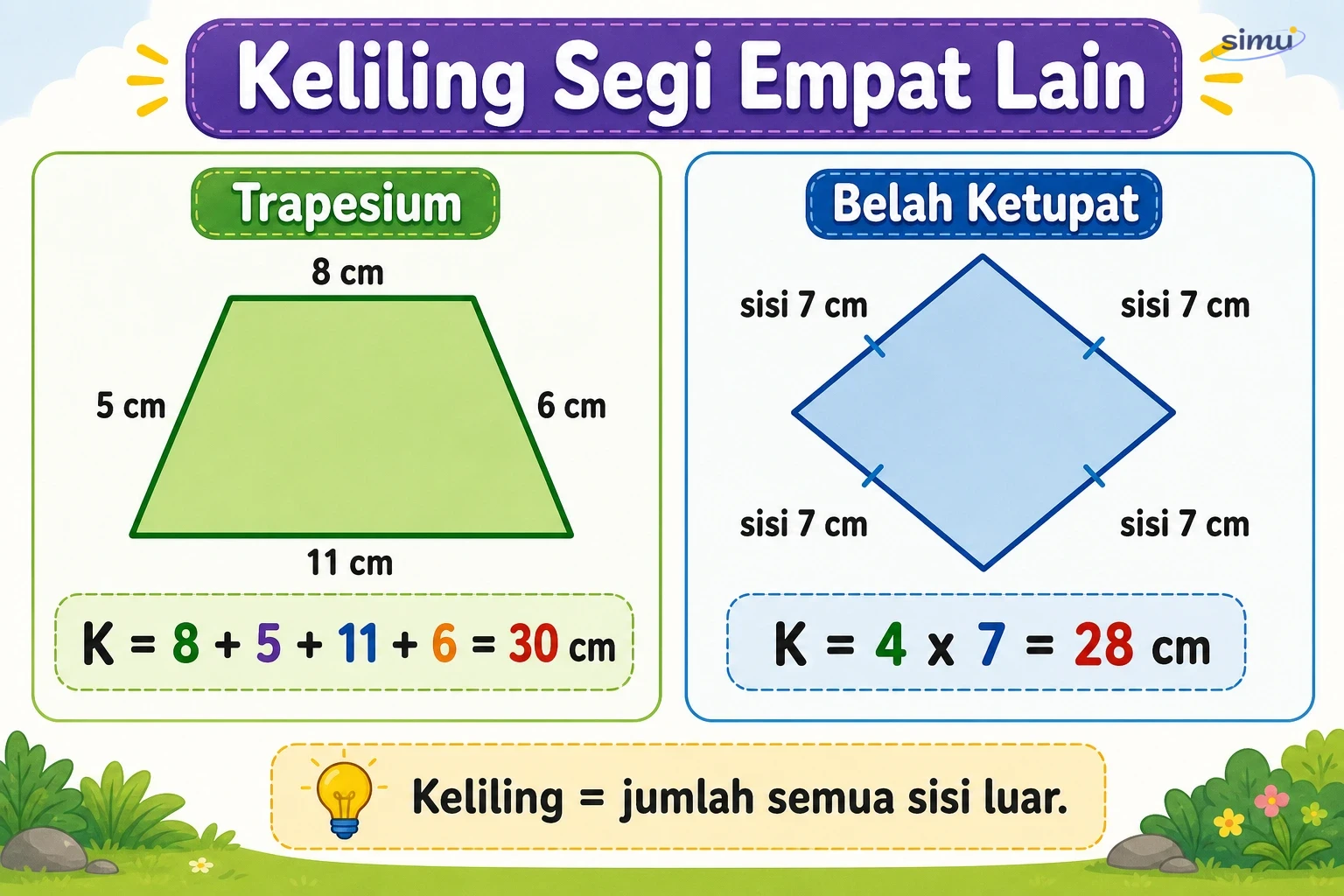 Keliling segi empat lain