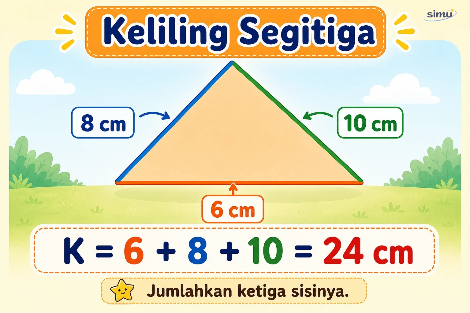 Keliling segitiga