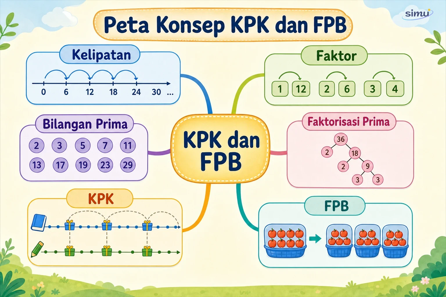 Peta konsep KPK dan FPB