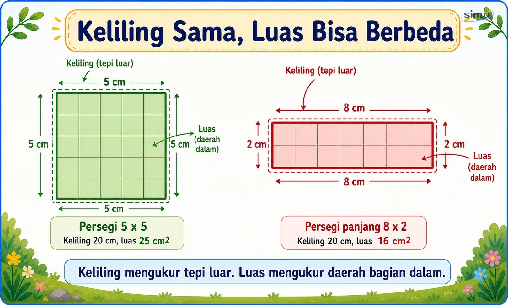 Hubungan keliling dan luas