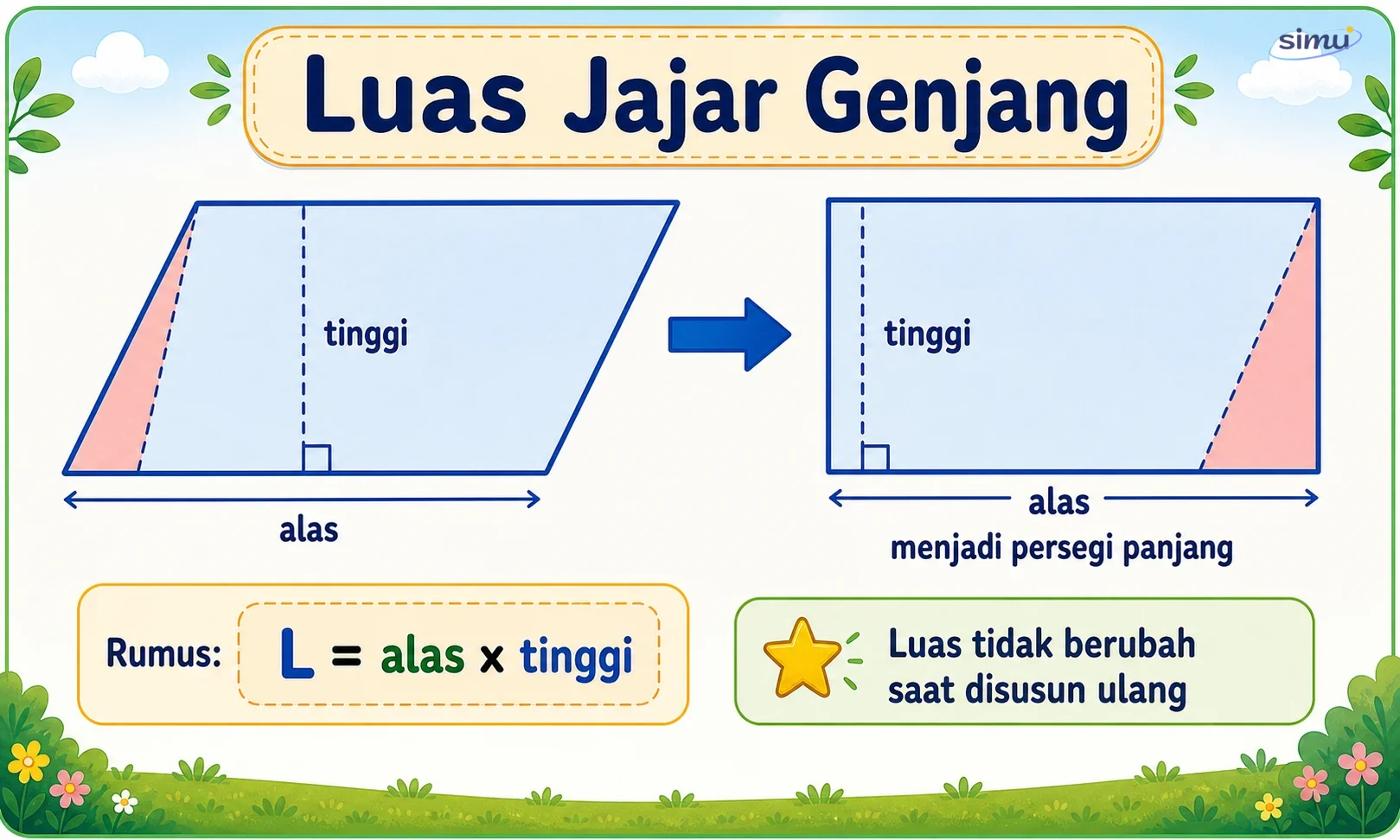 Luas jajar genjang