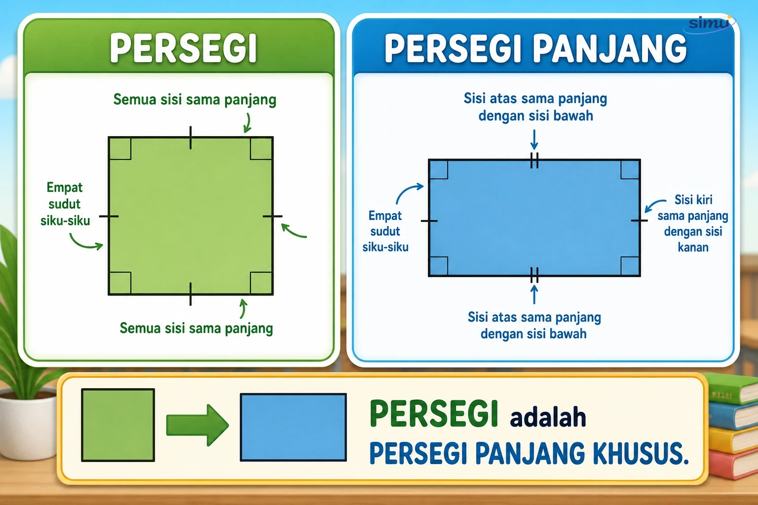 Persegi dan persegi panjang