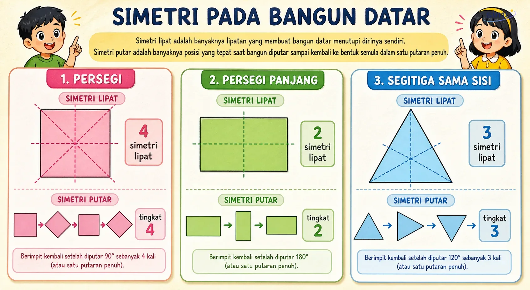 Simetri bangun datar