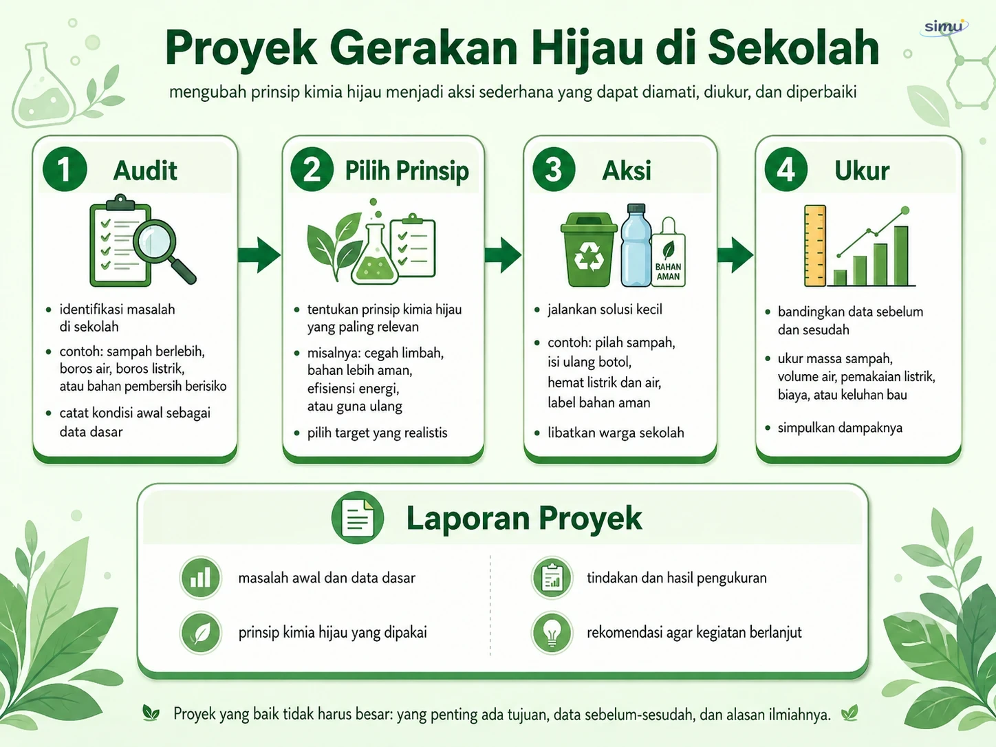 Proyek gerakan hijau sekolah