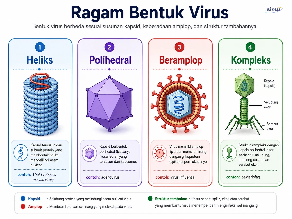Ragam bentuk virus