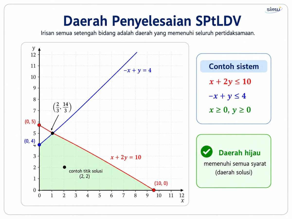 Daerah penyelesaian SPtLDV