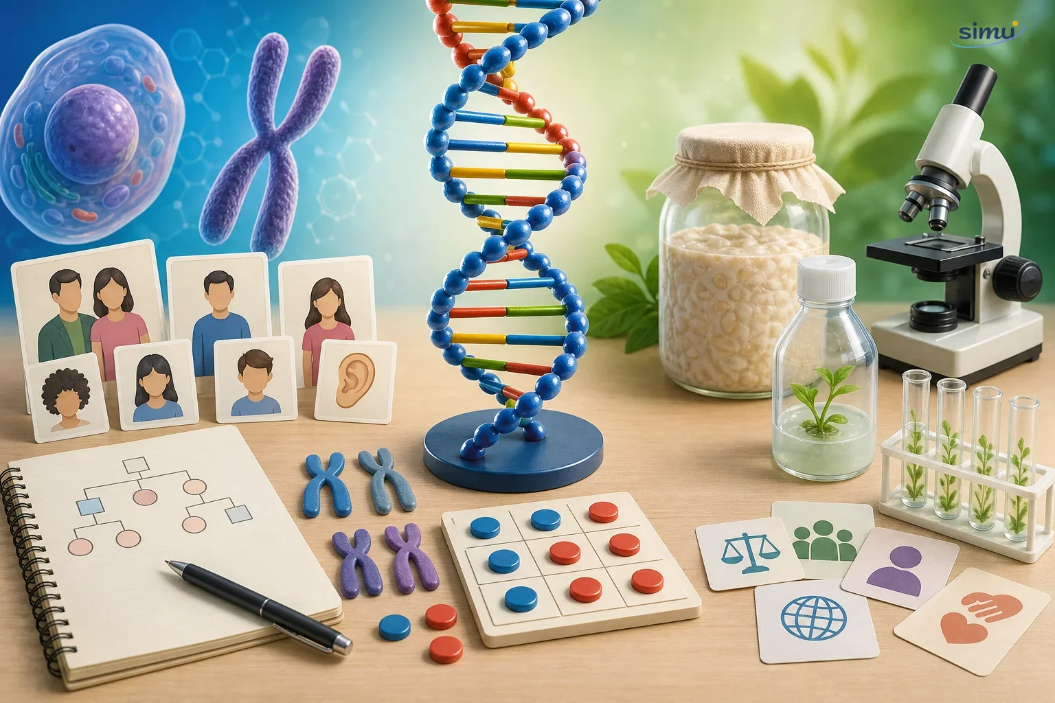 Peta konsep pewarisan sifat dan bioteknologi
