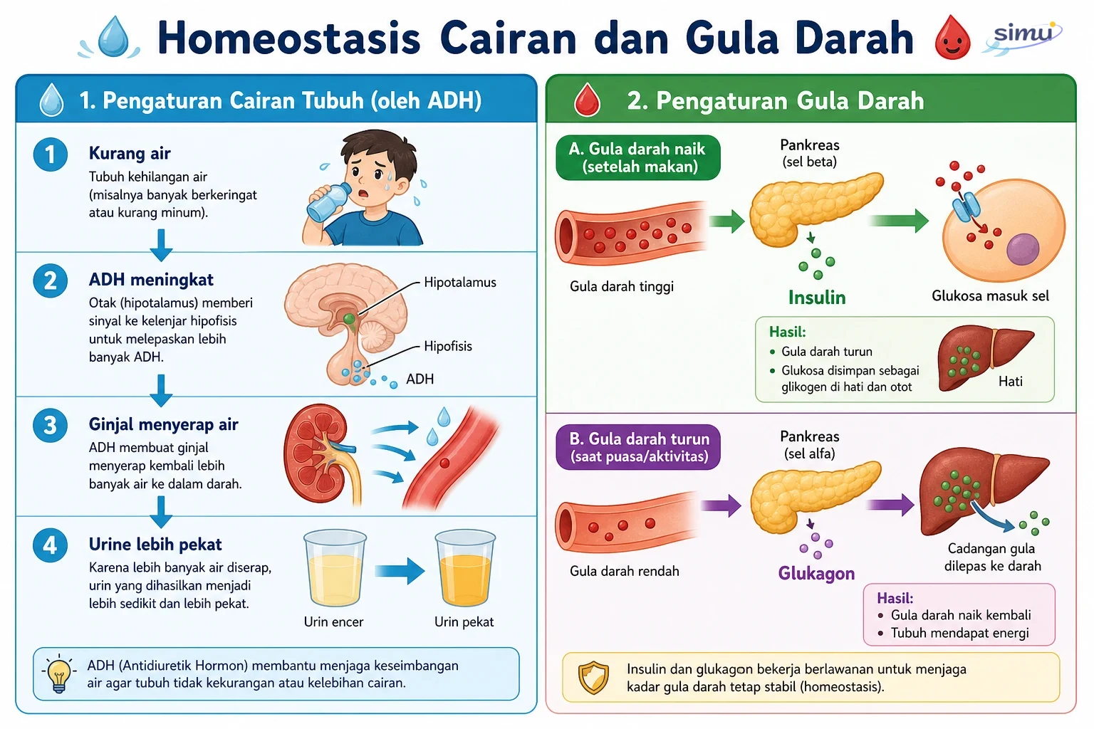 Homeostasis cairan dan gula darah