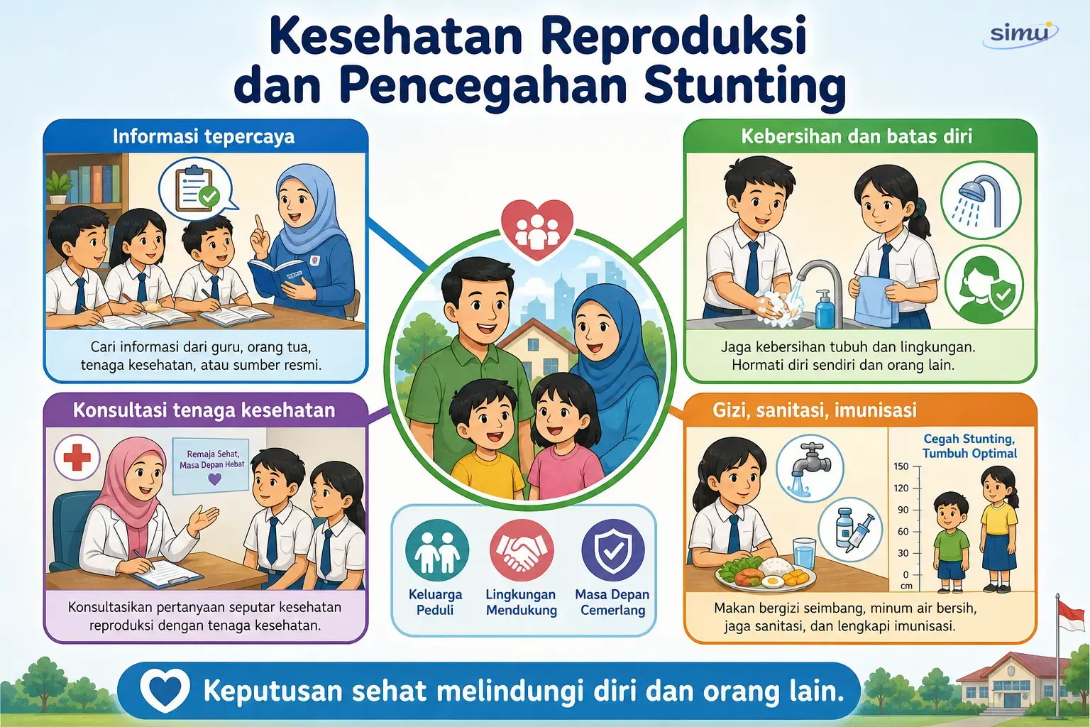 Keputusan sehat dan kampanye stunting