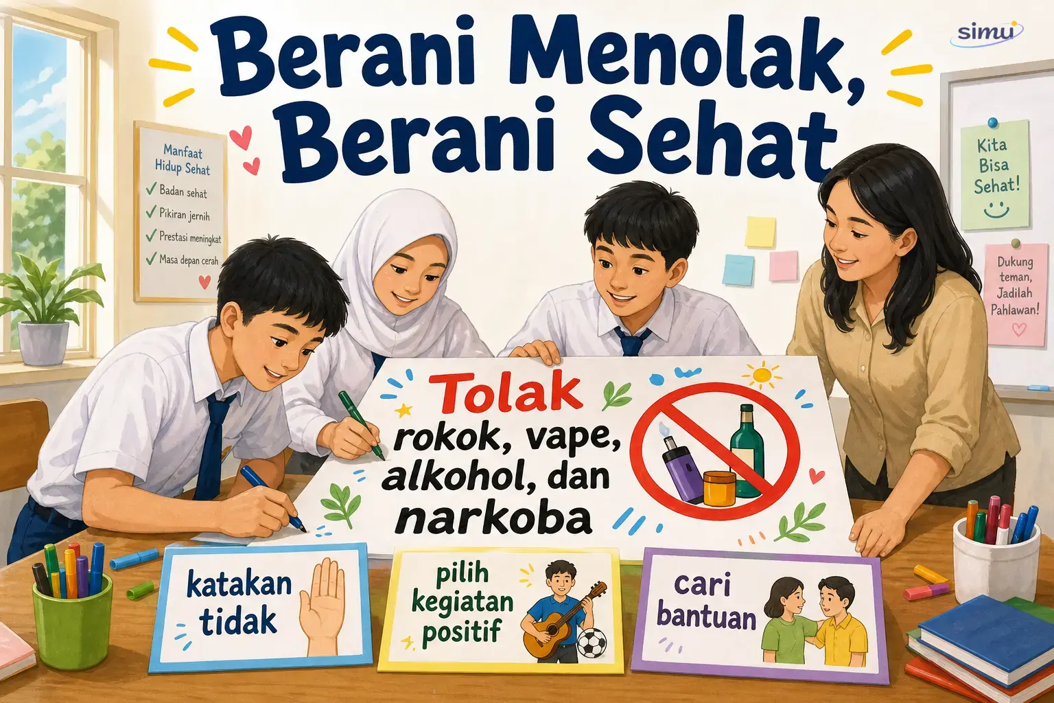 Kampanye remaja menolak zat adiktif