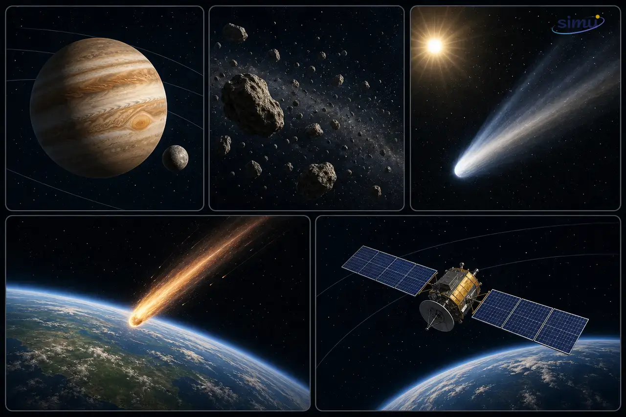 Ragam benda langit dalam tata surya