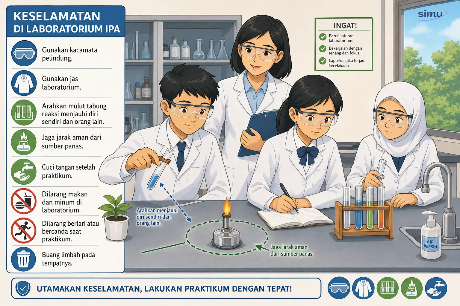 Keselamatan di laboratorium IPA
