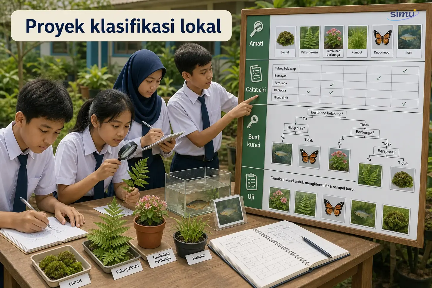 Proyek klasifikasi organisme lokal