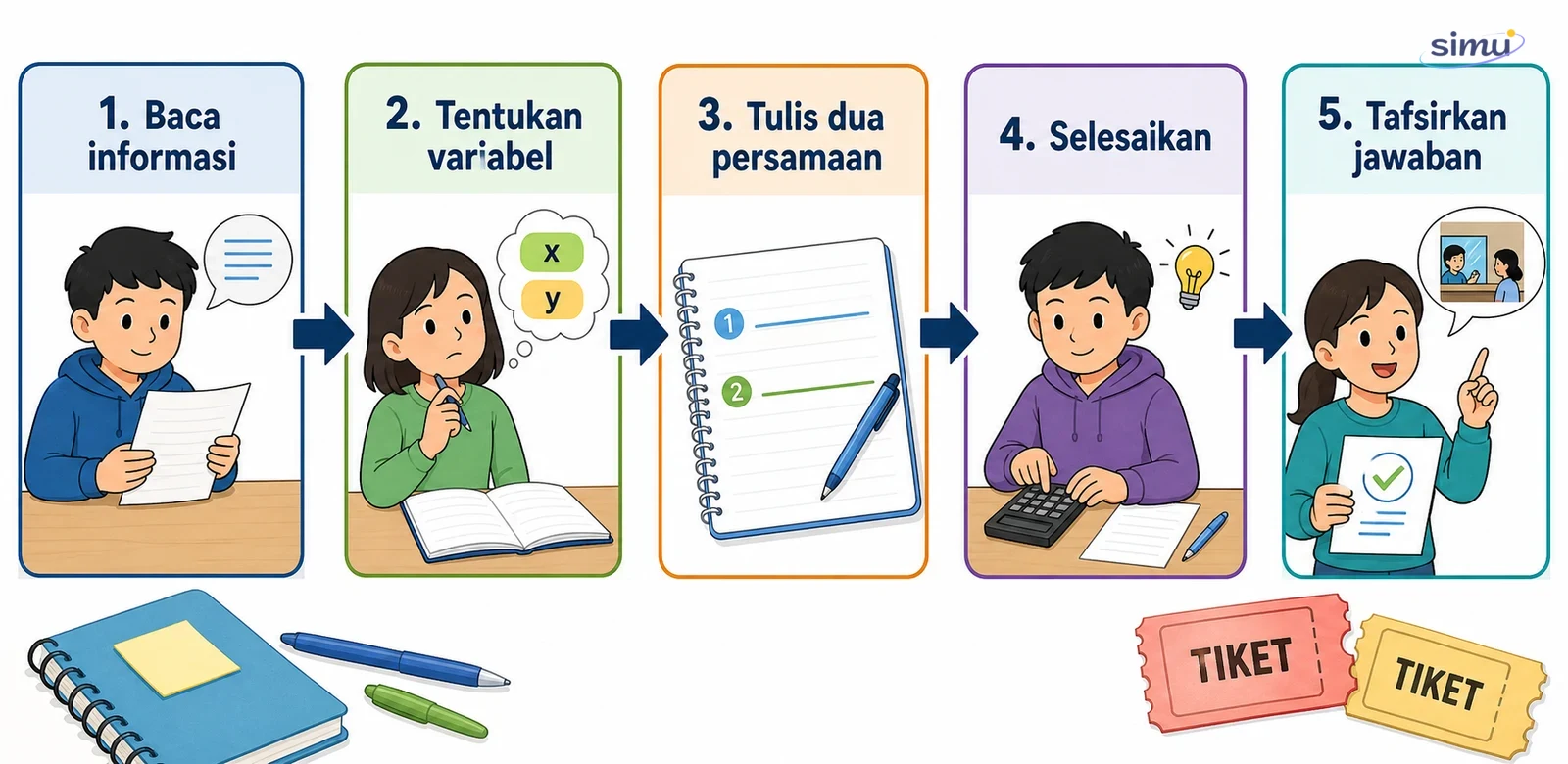 Alur memodelkan masalah kontekstual
