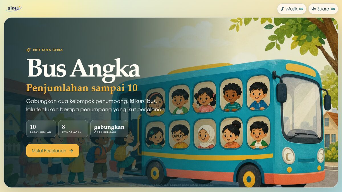 Bus Angka 10